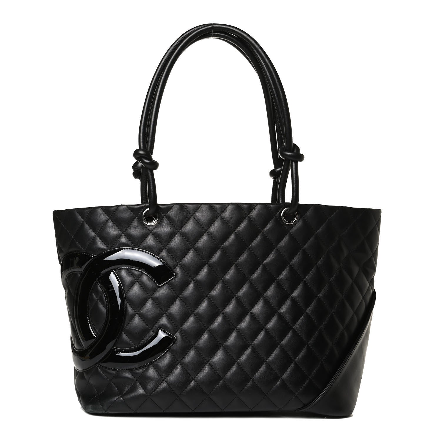 Chanel Calfskin Quilted Large Cambon Tote Black 1 of 19