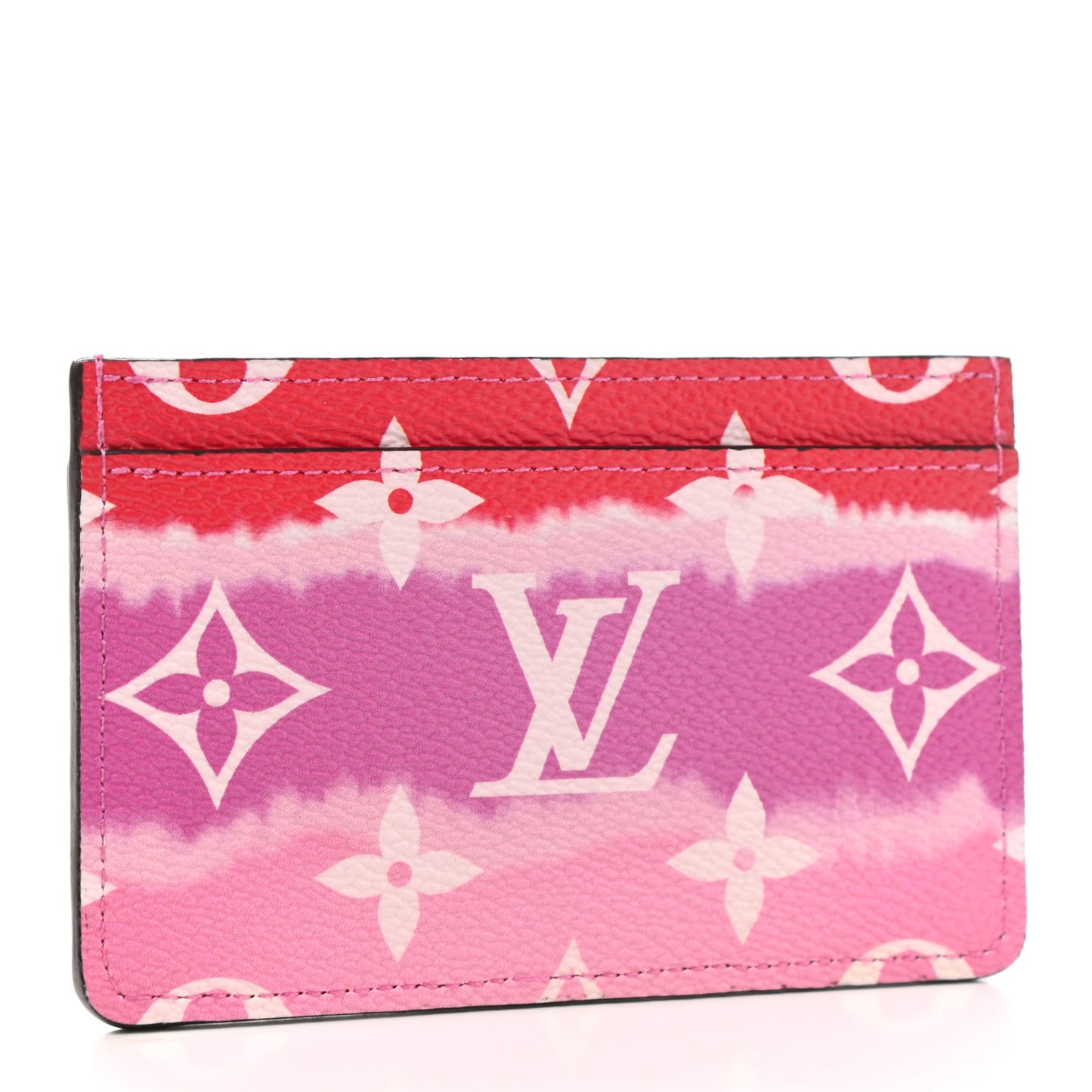 Monogram Escale Card Holder Rouge