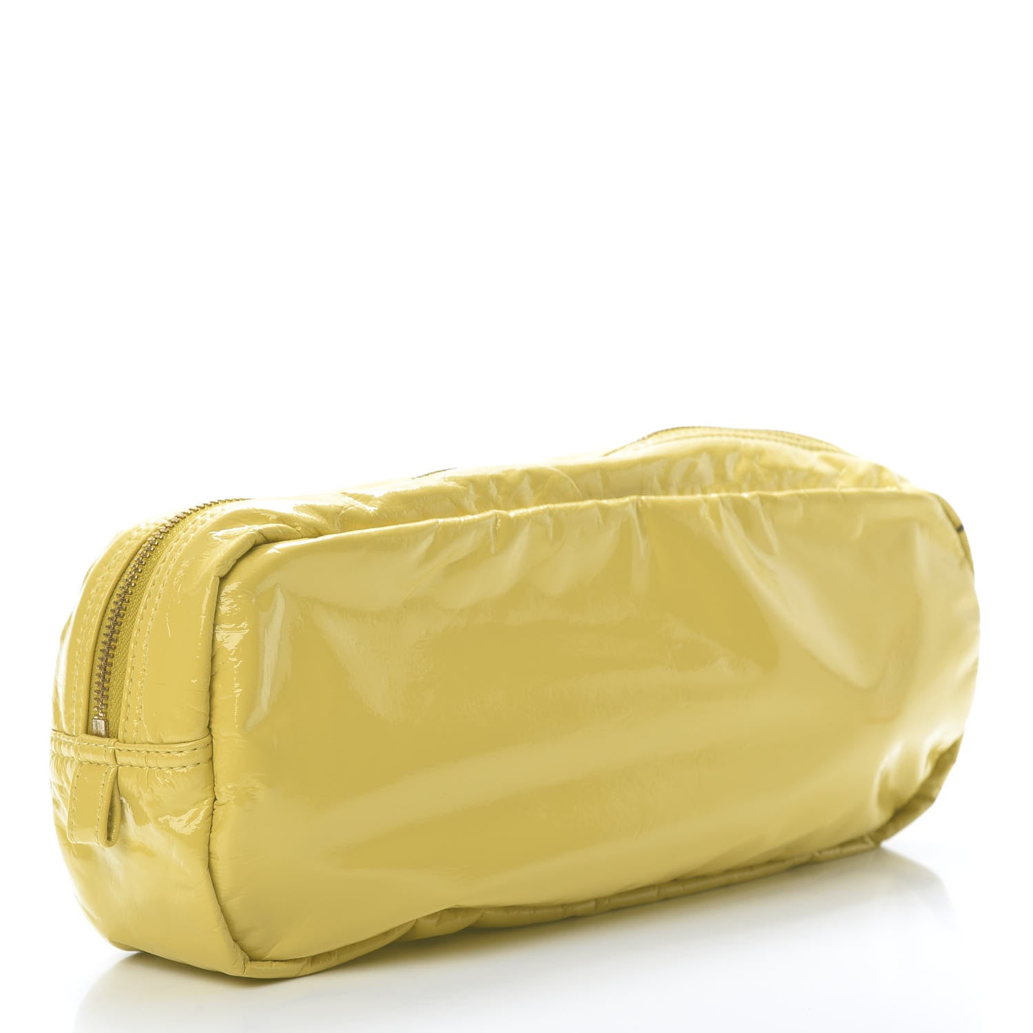 Prada Vernice Patent Cosmetic Pouch Ananas 3 of 12