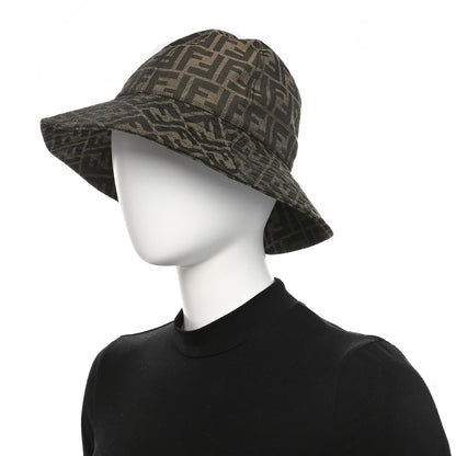 Fendi Technical Fabric FF Bucket Hat S Tobacco 3 of 8