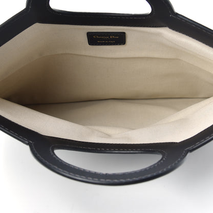 Christian Dior Oblique Fold Over Clutch Blue 4 of 6