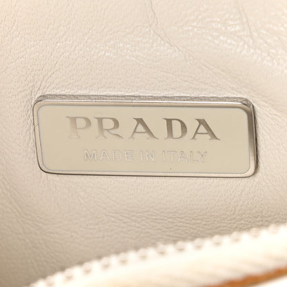 Prada Nappa Soft Padded Re-Edition 2005 Shoulder Bag White 6 of 10
