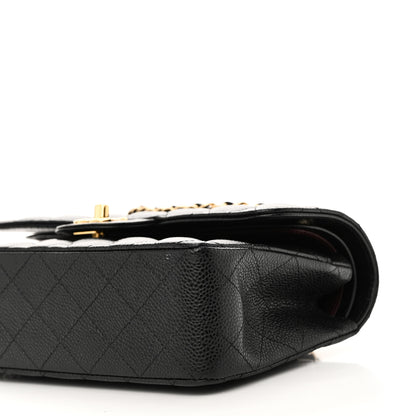 Chanel Caviar Quilted Small Double Flap Black 10 of 11