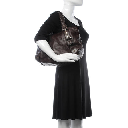 Gucci Guccissima Small Pelham Shoulder Bag Chocolate 2 of 8