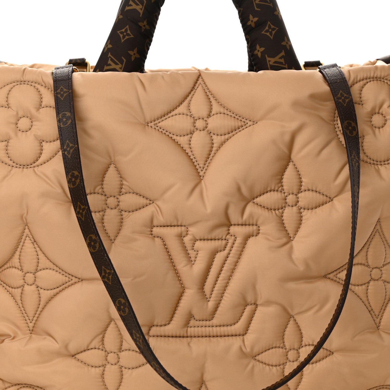 Louis Vuitton Econyl Monogram Pillow Giant Onthego GM Beige 7 of 9