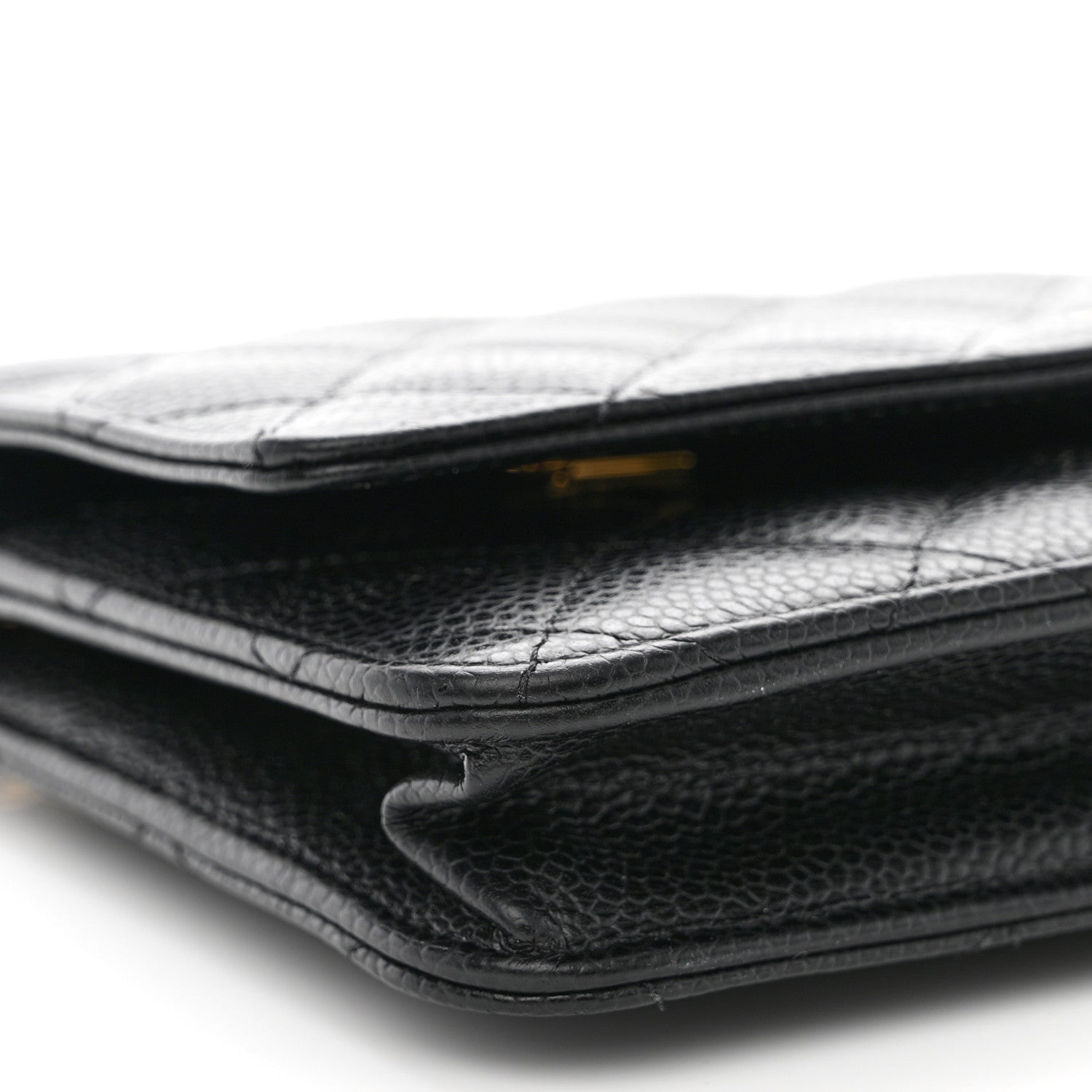 Chanel Caviar Quilted Wallet on Chain WOC Black 10 of 14