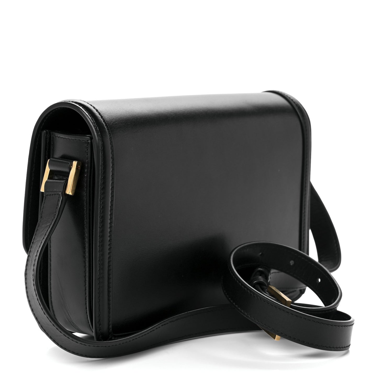 Box Calfskin Monogram Medium Solferino Satchel Black