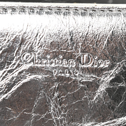 Christian Dior Metallic Calfskin Large Diorever Flap Silver 7 of 12