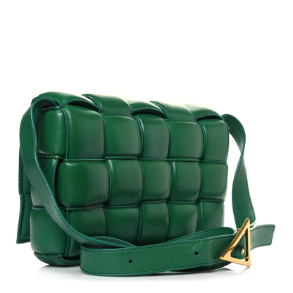 Bottega Veneta Nappa Maxi Intreccio Padded Cassette Crossbody Bag Racing Green 2 of 10