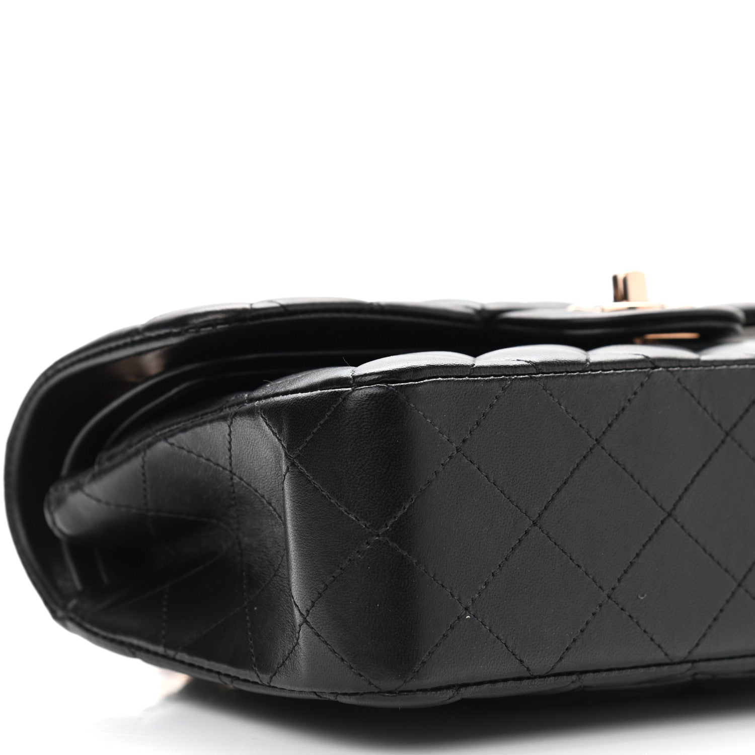 Chanel Lambskin Quilted Small Double Flap Black 8 of 10