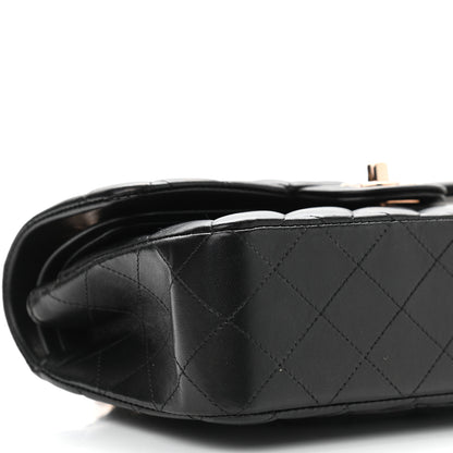 Chanel Lambskin Quilted Small Double Flap Black 8 of 10