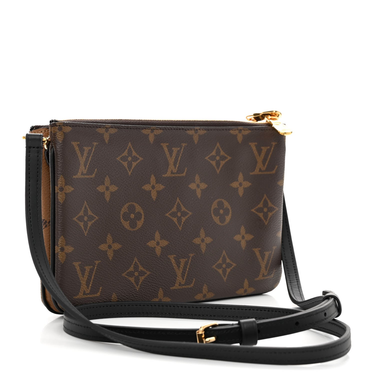 Louis Vuitton Reverse Monogram Giant Double Zip Pochette 3 of 10