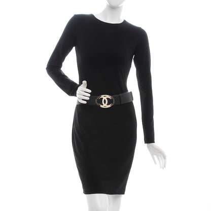 Chanel Calfskin CC Belt 80 32 Black 2 of 8