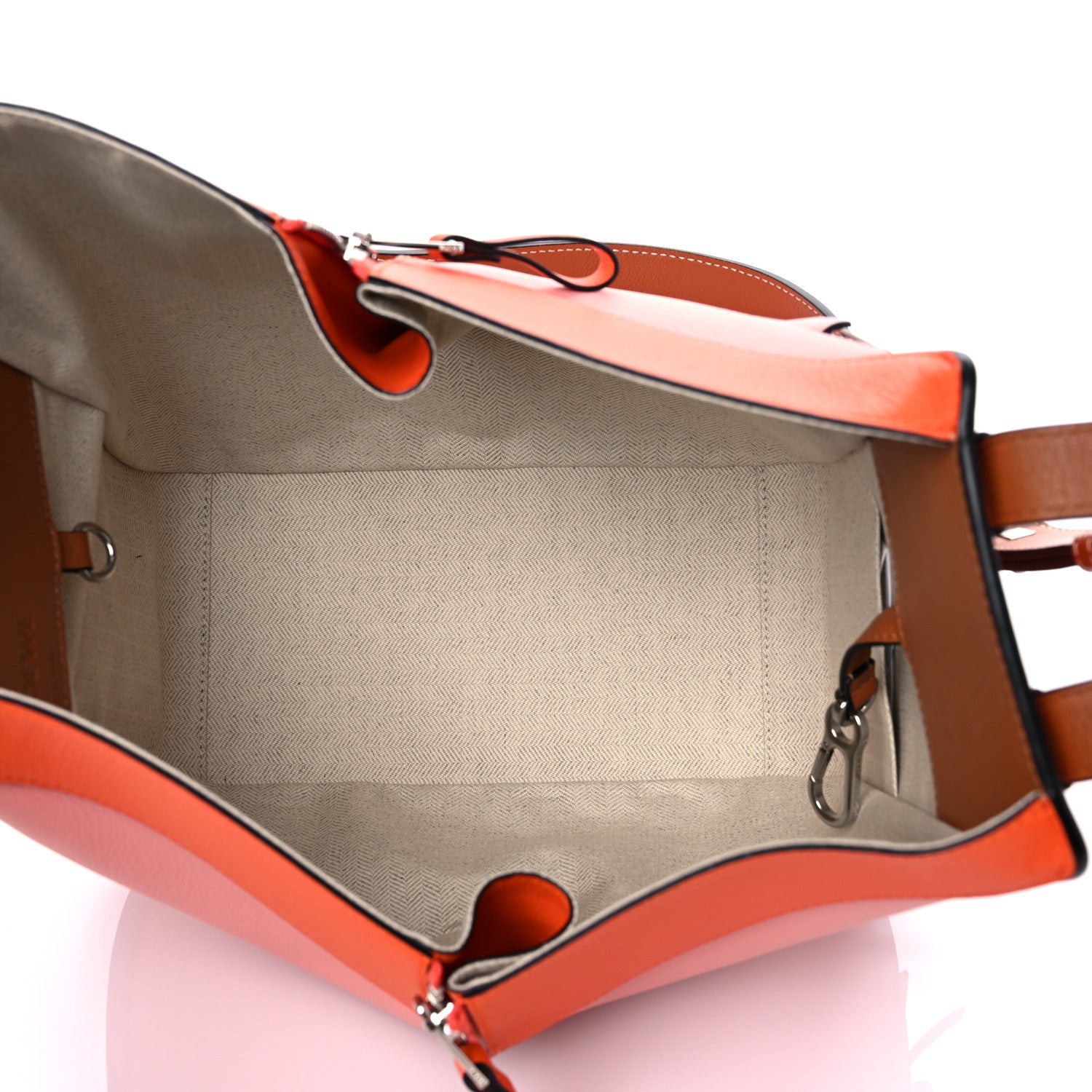 Loewe Calfskin Small Hammock Shoulder Bag Pastel Pink Orange 5 of 12