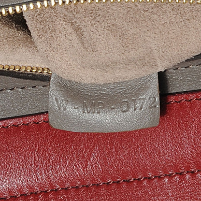 Celine Calfskin and Suede Large Tri-Color Trapeze Granite 7 of 7