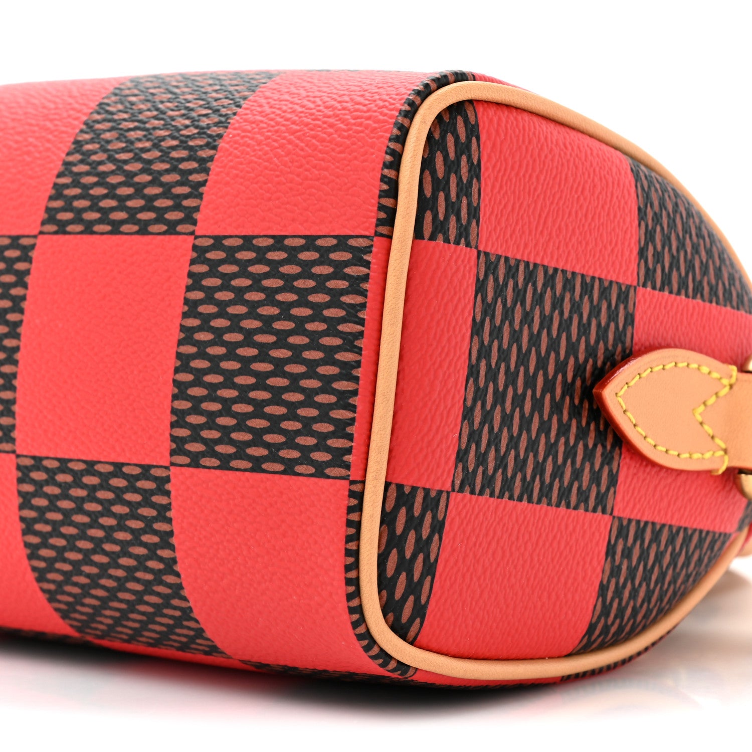 Louis Vuitton Damier Pop Speedy Bandouliere 18 Red 7 of 9