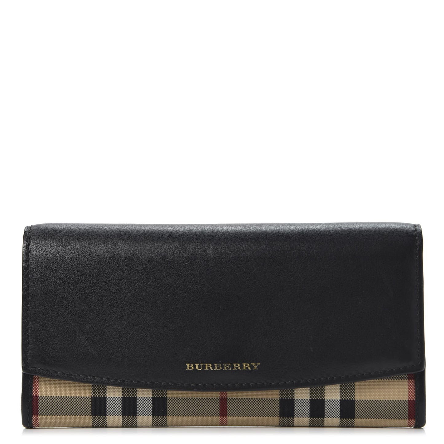 Haymarket Check Continental Wallet Brown