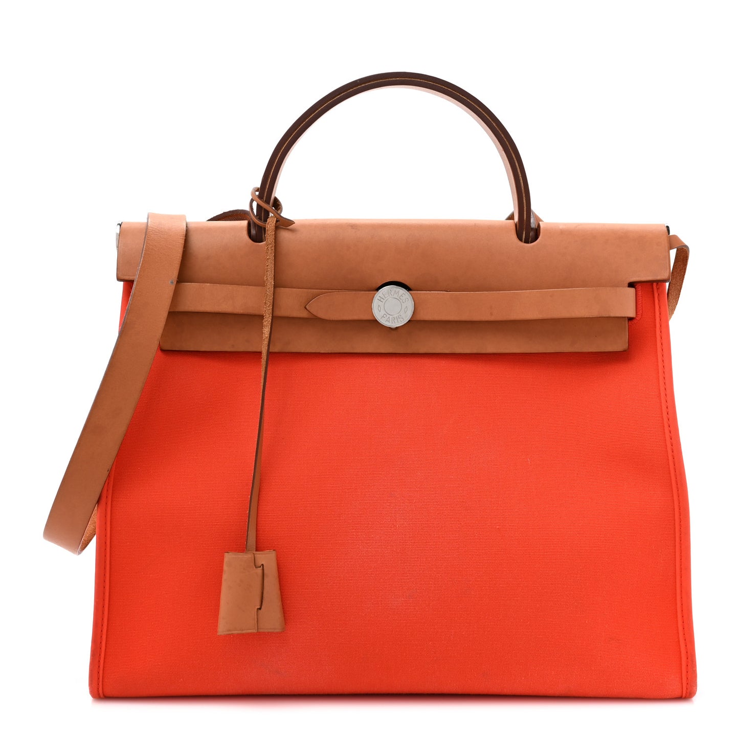 Toile Vache Hunter Herbag Zip 31 PM Orange Natural Orange Natural