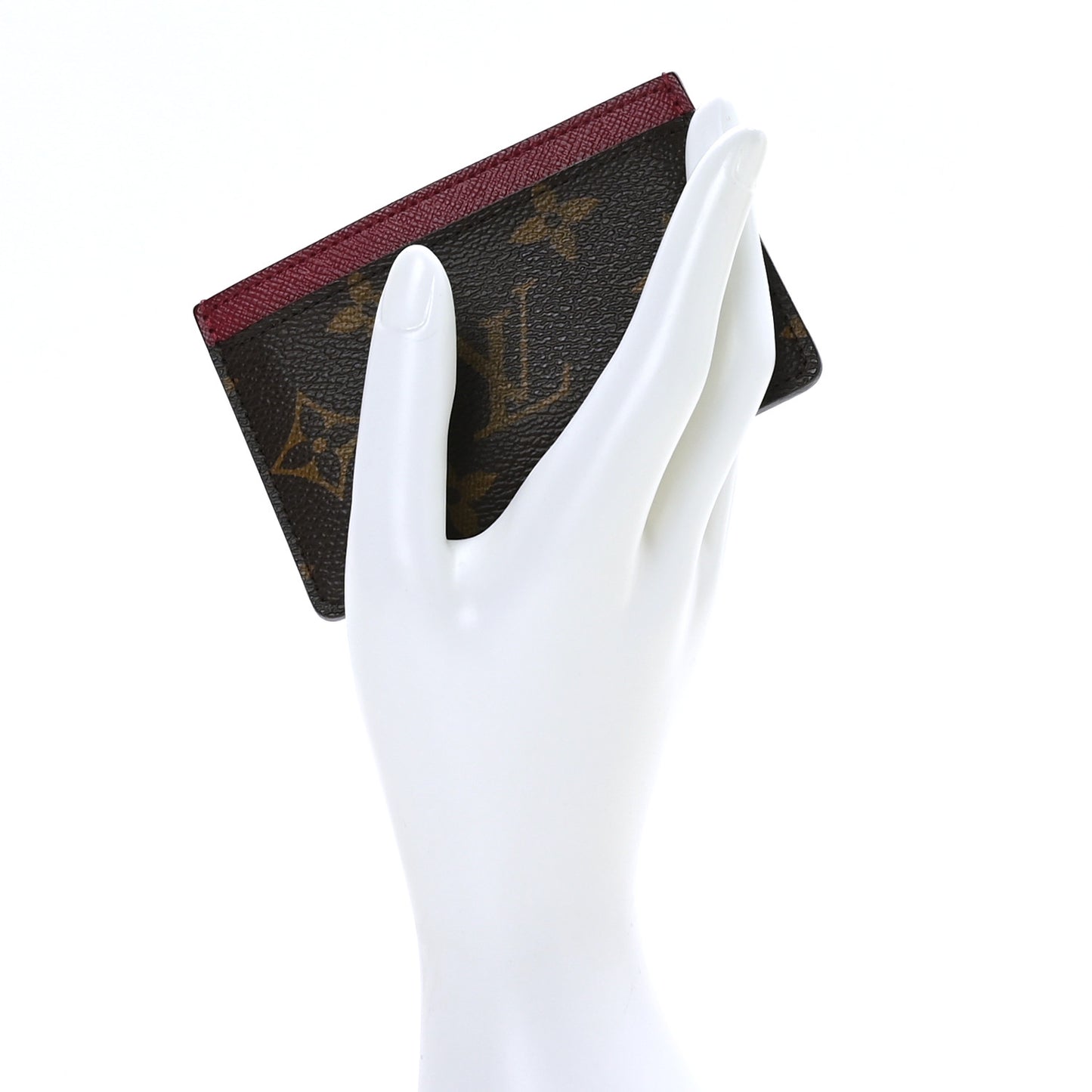 Monogram Card Holder Fuchsia