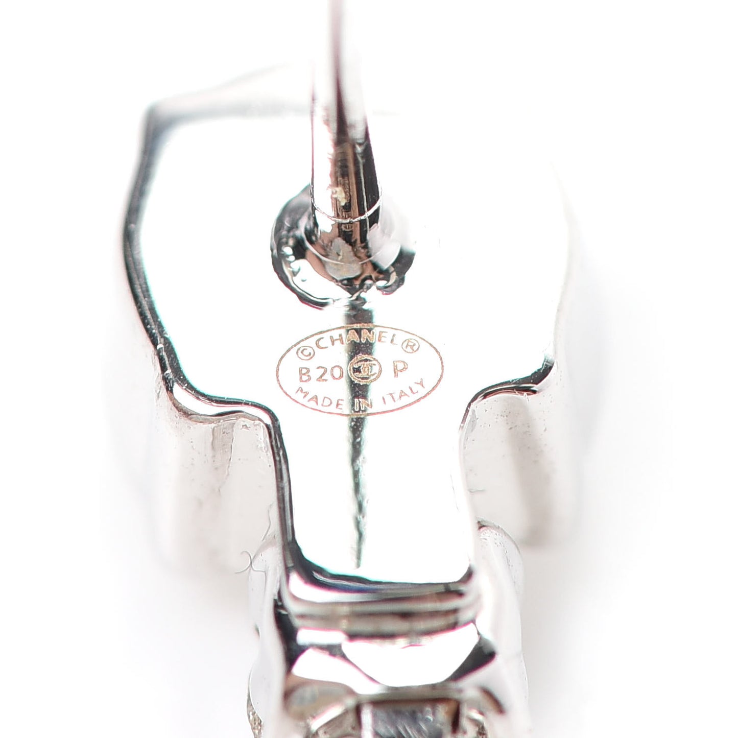 Crystal Starfall Drop CC Earrings Silver