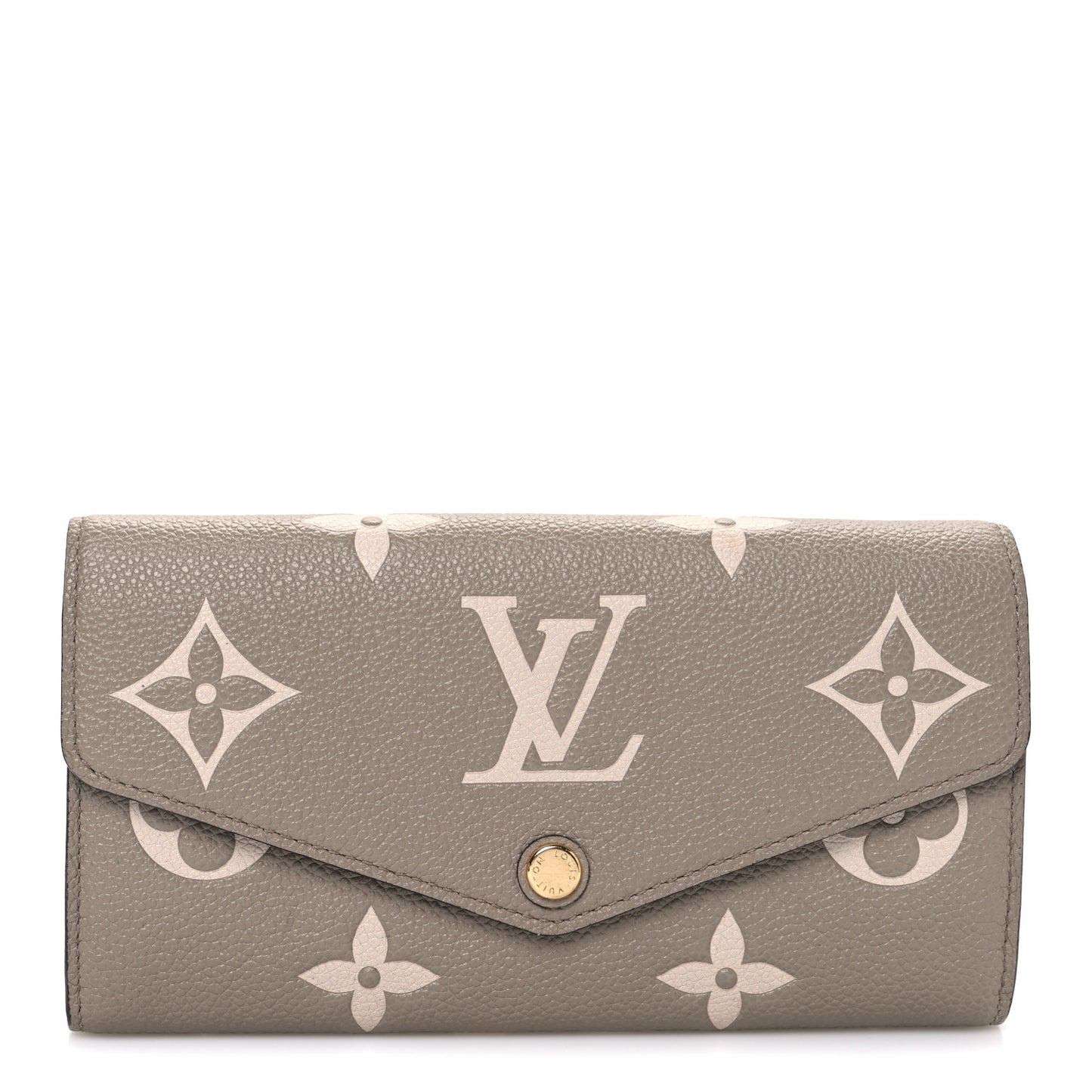 Empreinte Monogram Giant Sarah Wallet Tourterelle Creme