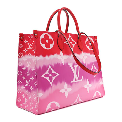 Louis Vuitton Monogram Escale Onthego GM Rouge 3 of 10