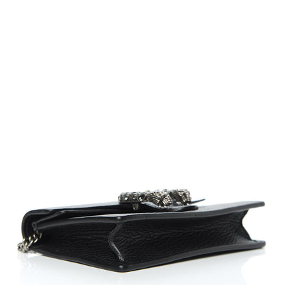 Gucci Calfskin Super Mini Dionysus Shoulder Bag Black 4 of 9
