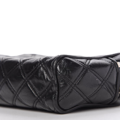 Marc Jacobs Natural Grain Calfskin Quilted The Softshot 21 Bag Black 7 of 12