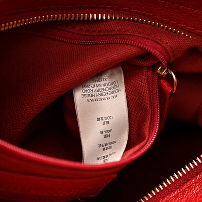 Burberry Haymarket Check Small Hernville Hobo Red 6 of 11