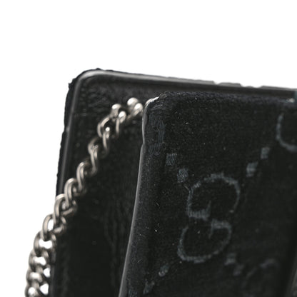 Gucci Velvet GG Monogram Super Mini Dionysus Shoulder Bag Black 11 of 14