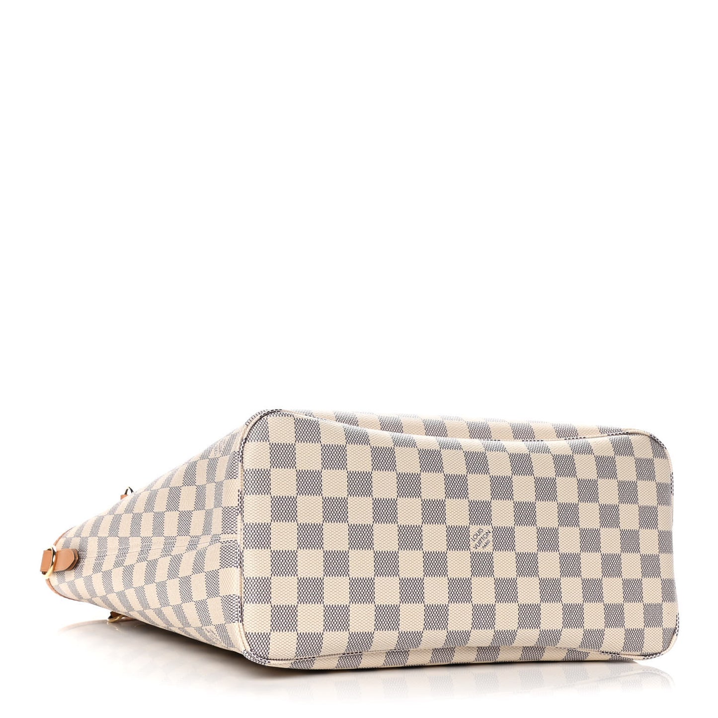 Damier Azur Braided Neverfull MM Orange