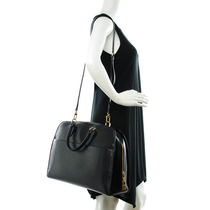 Louis Vuitton Epi Sorbonne Briefcase Black 3 of 10