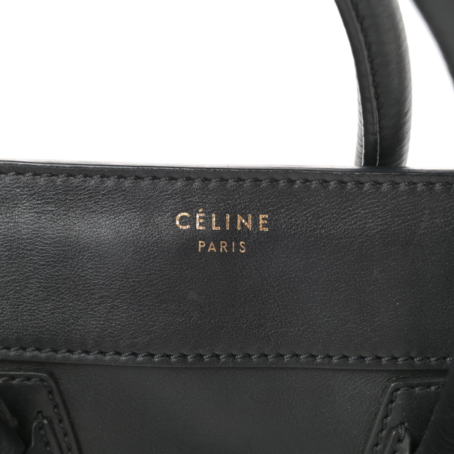 Smooth Calfskin Mini Luggage Black