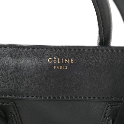 Celine Smooth Calfskin Mini Luggage Black 6 of 16
