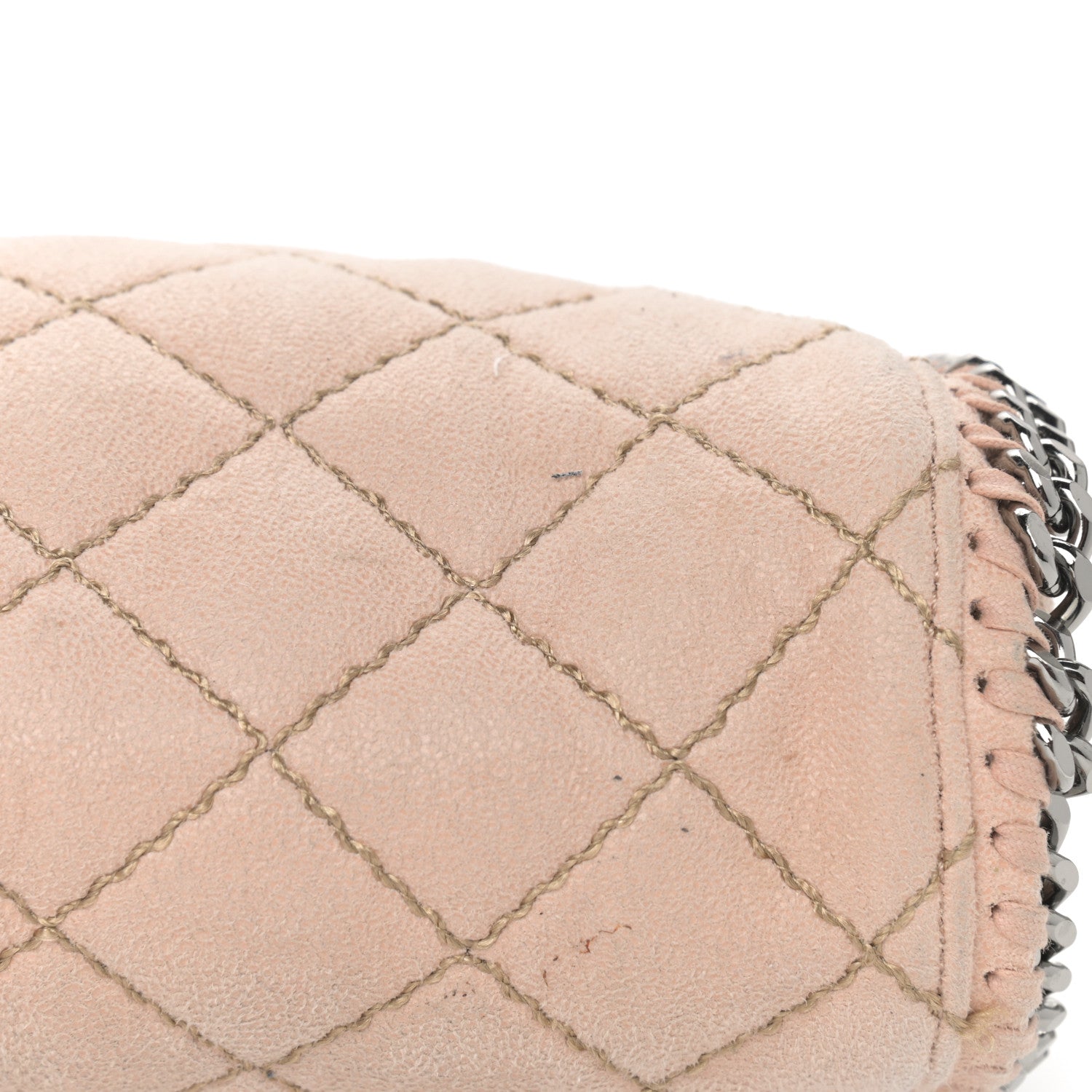 Stella McCartney Shaggy Deer Quilted Mini Falabella Tote Powder 13 of 15