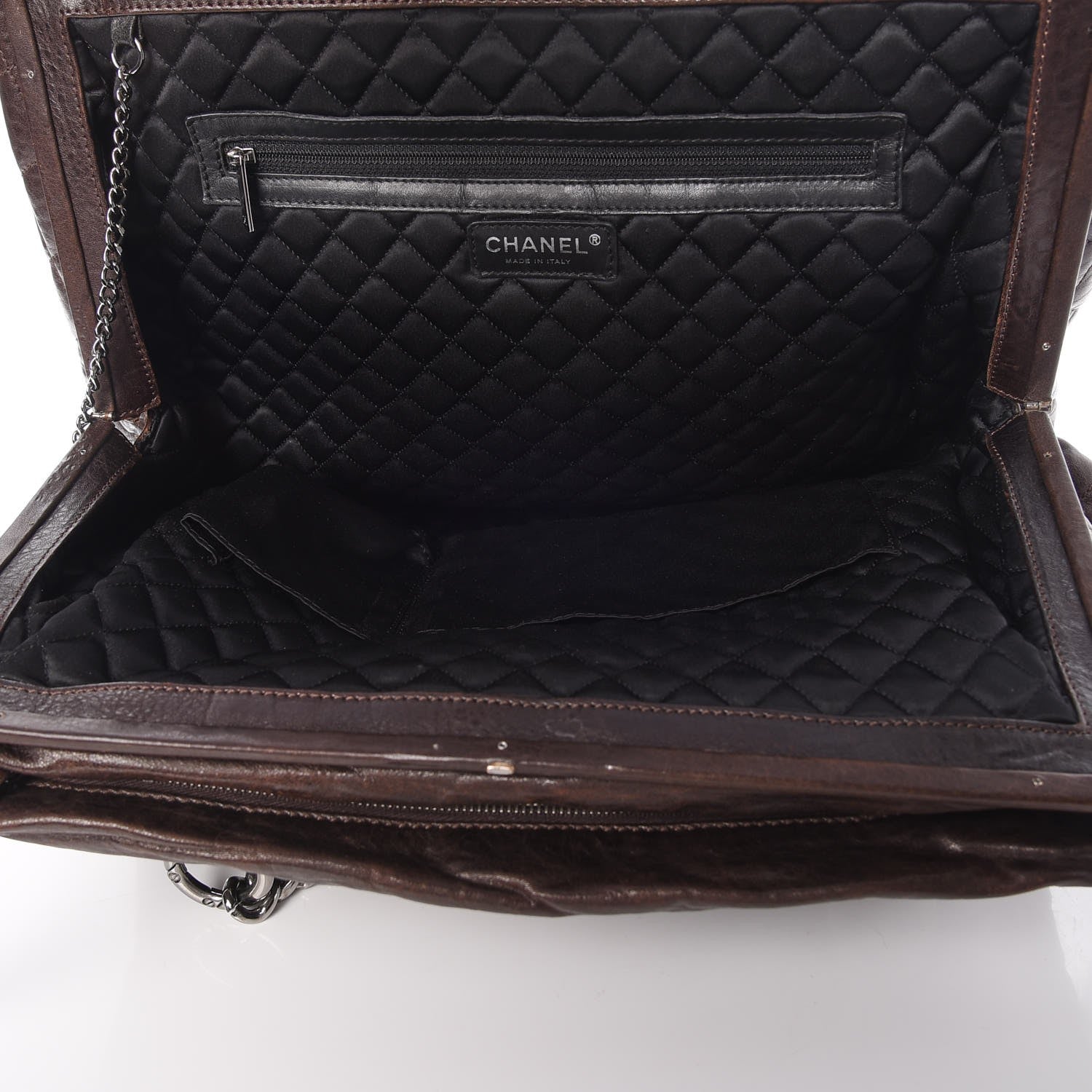 Chanel Calfskin Medium Perfect Day Tote Dark Brown 5 of 12