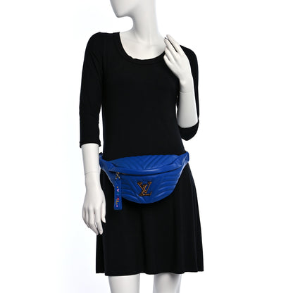 Louis Vuitton Calfskin New Wave Bumbag Blue Neon 2 of 10