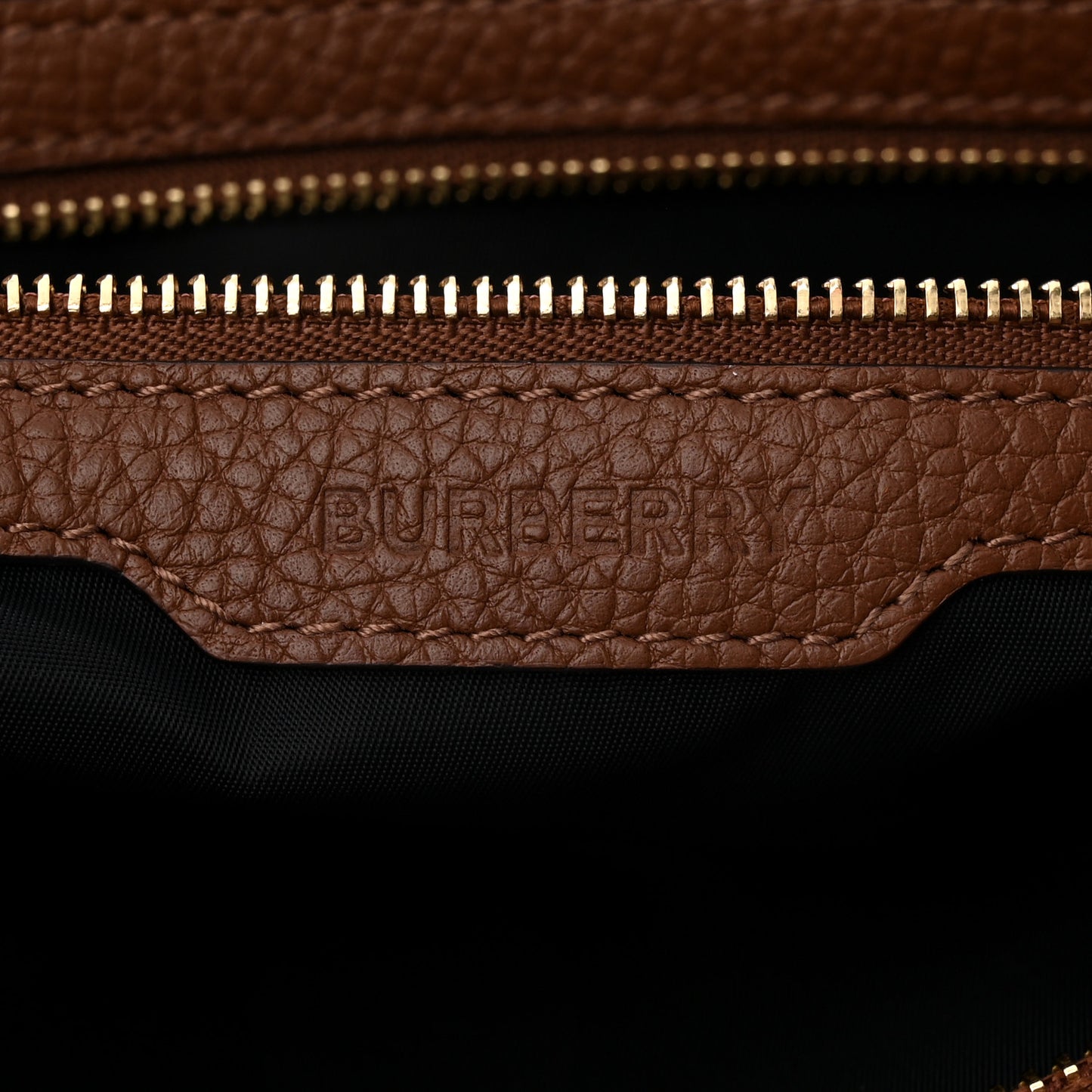 Calfskin Logo Embossed Medium Ardwell Tote Tan