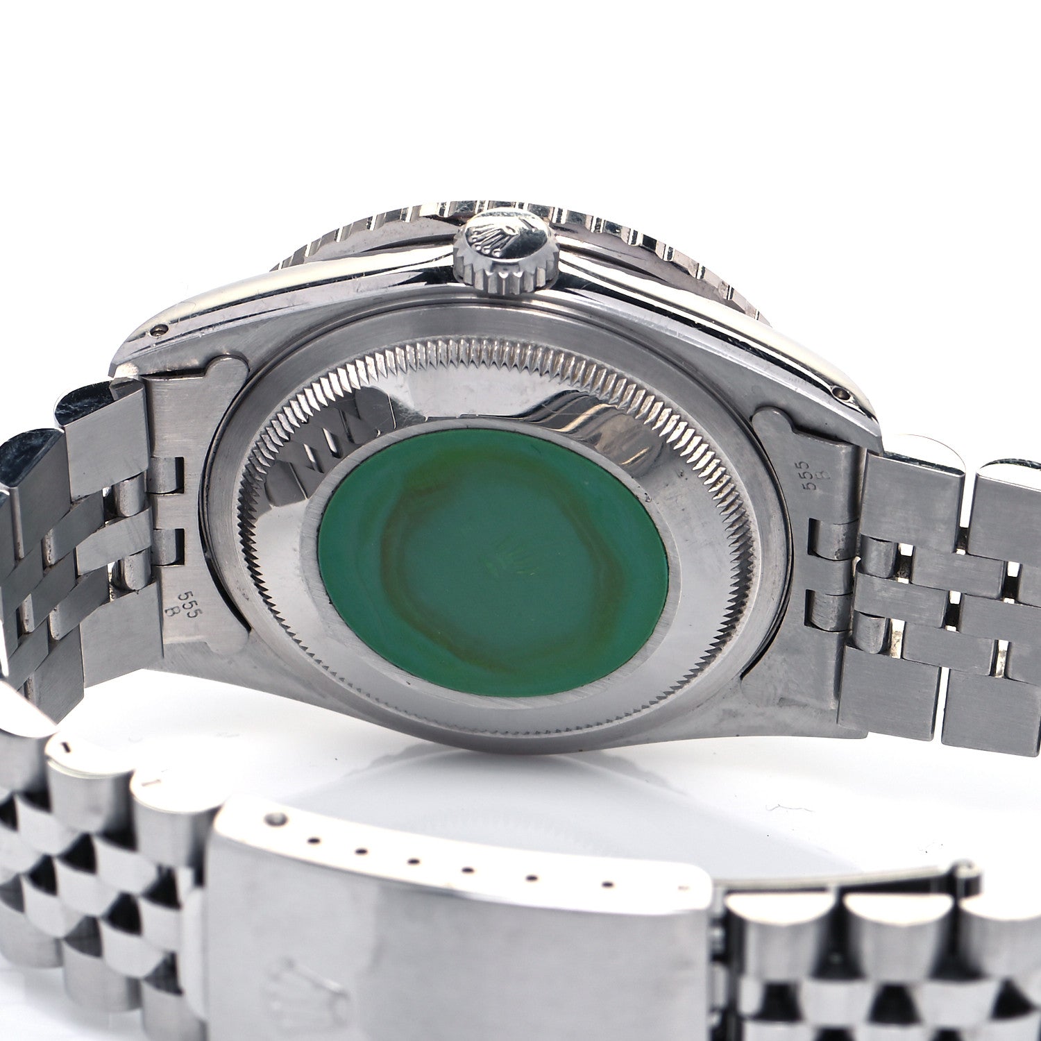 Rolex Stainless Steel 36mm Oyster Perpetual Datejust Thunderbird Watch Silver 16264 4 of 4