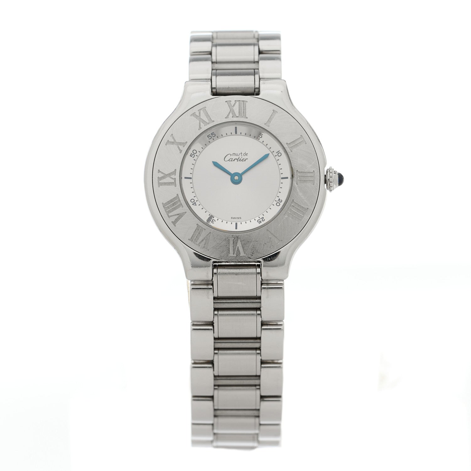 Cartier Stainless Steel 31mm Must De 21 Quartz Watch 1 of 4