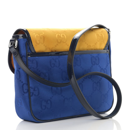Gucci Monogram GG Childrens Messenger Bag Yellow Blue Red 3 of 11