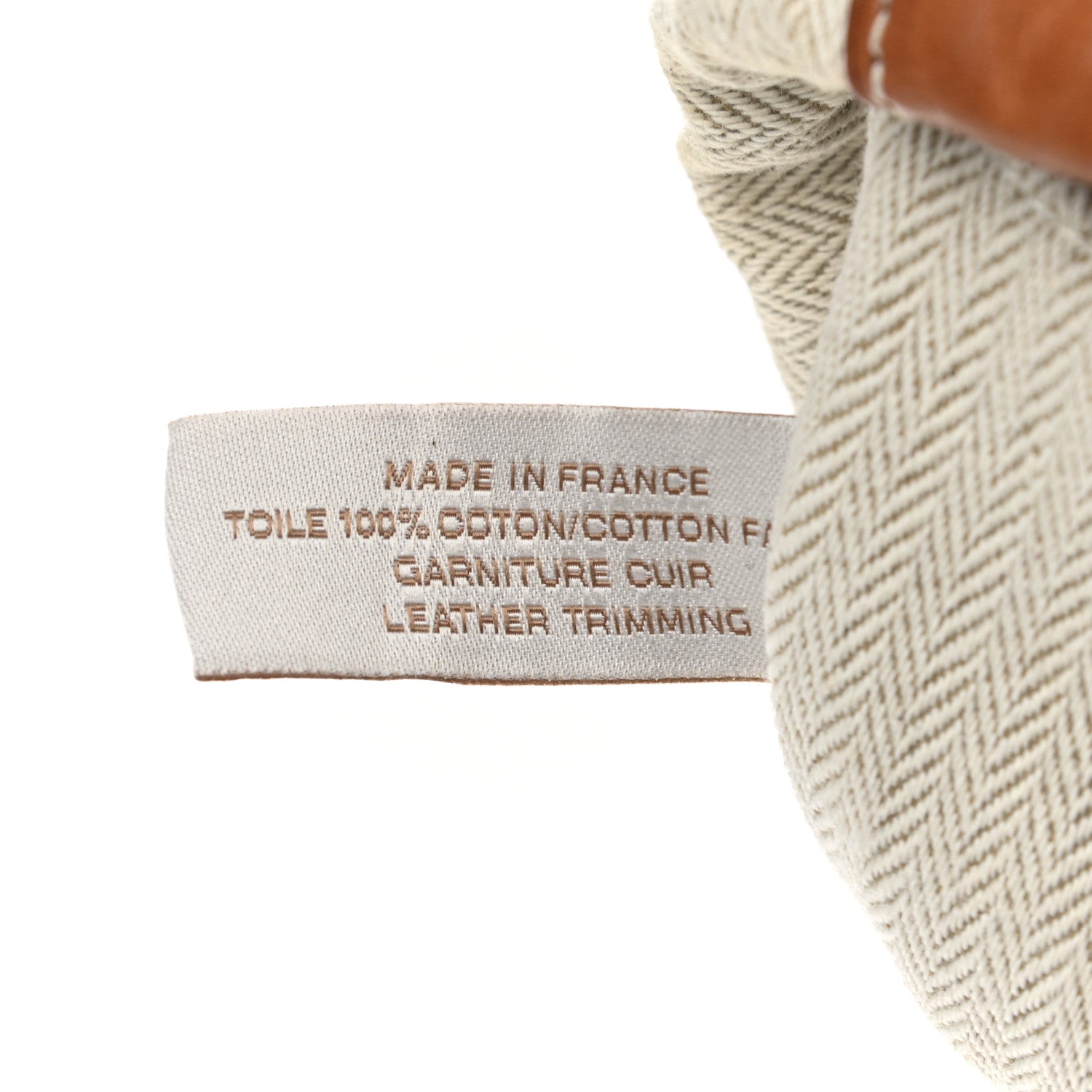 Hermes Canvas Barenia Fourbi 20 PM Pouch Naturel Fauve 7 of 9
