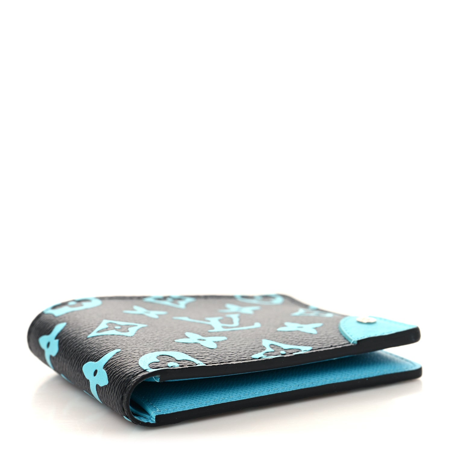Louis Vuitton Monogram Playground Slender Wallet Black 4 of 7