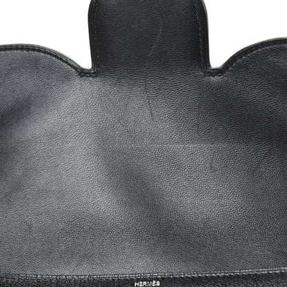 Hermes Chevre Mysore 1938 Wallet 19 Black 7 of 9