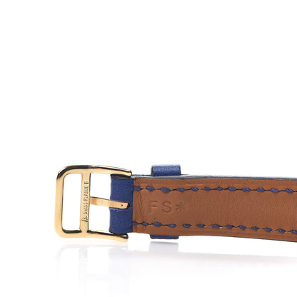 Hermes Swift Heure H PM Watch Strap Bleu Electrique 3 of 4