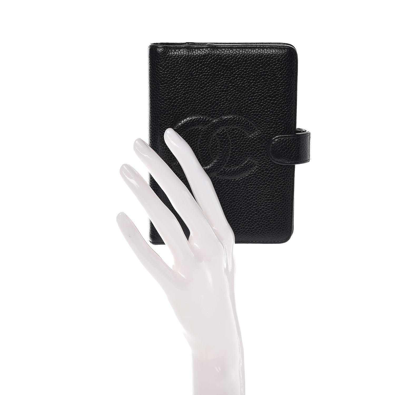 Chanel Caviar CC Small Ring Agenda Planner Black 2 of 11