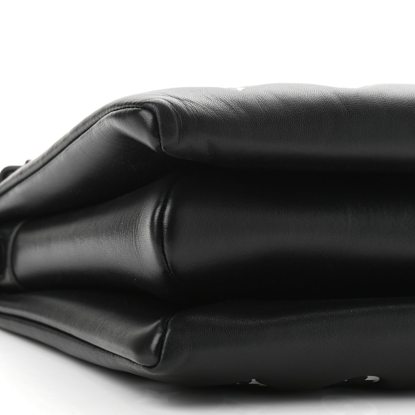 Lambskin Embossed Monogram Coussin PM Black White