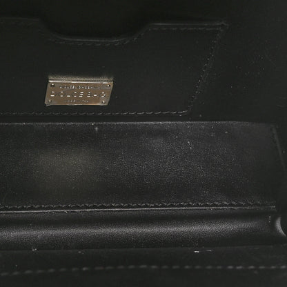 Dolce & Gabbana Brocade Crystal Embellished Floral Box Bag Black Multicolor 5 of 10