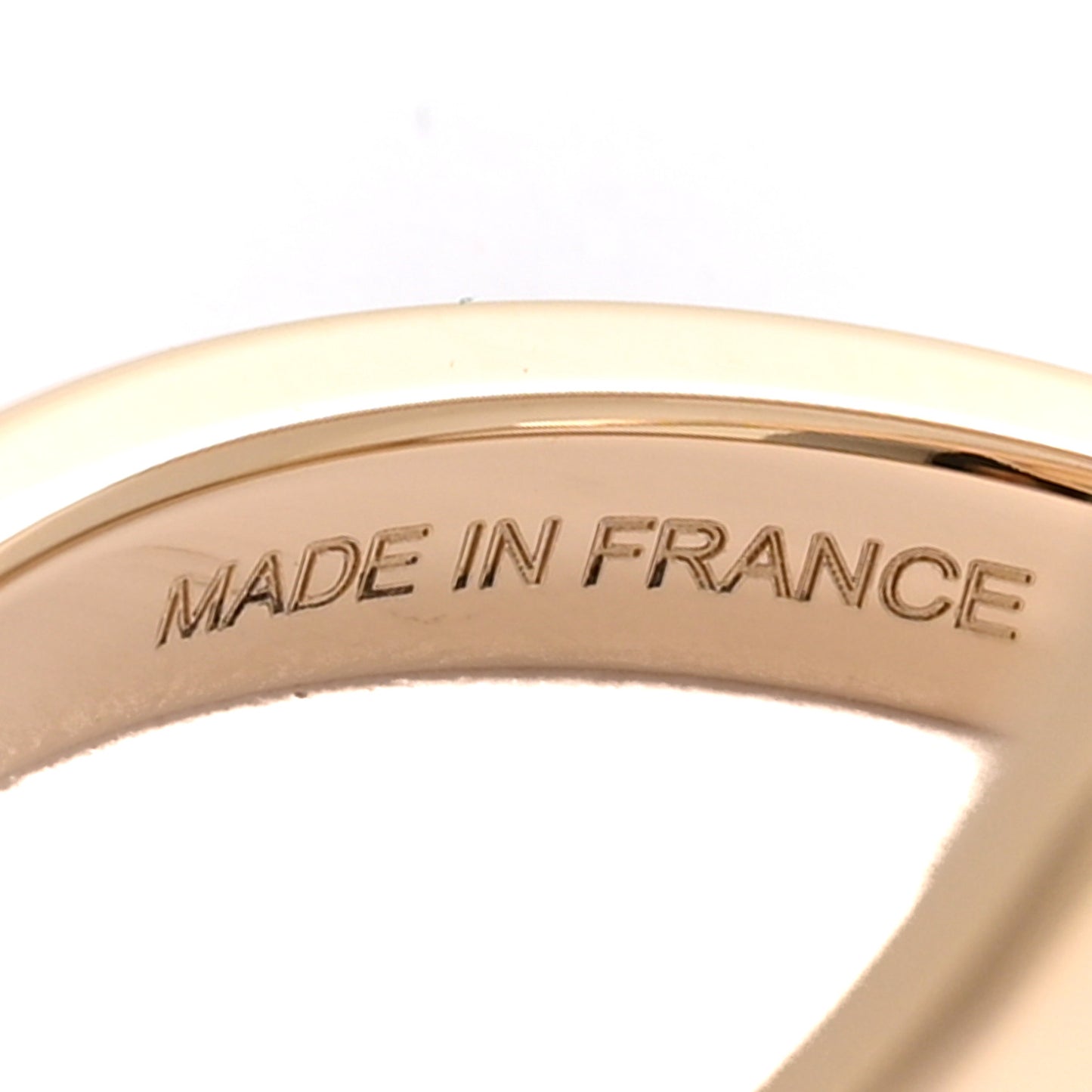 Permabrass Gold Trio Scarf Ring