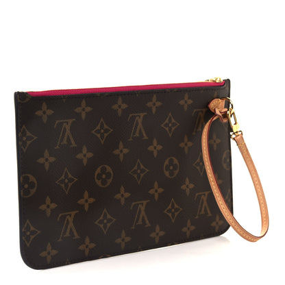 Louis Vuitton Monogram Neverfull MM GM Pochette Pivoine 3 of 8